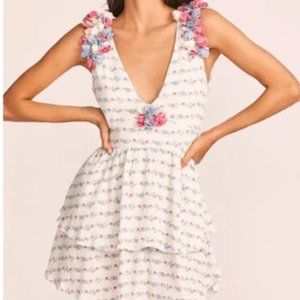 LoveShackFancy Shayna Mini Dress